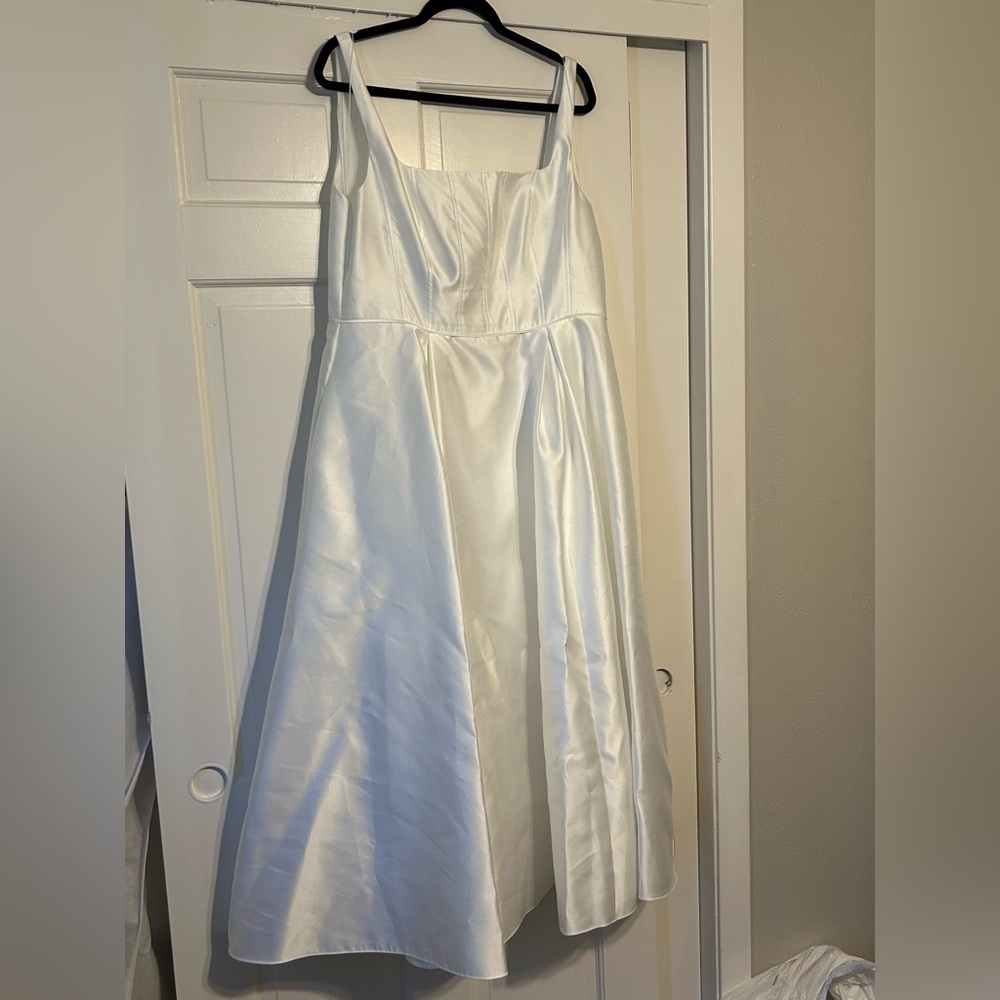 Adrianna Papell White Dress